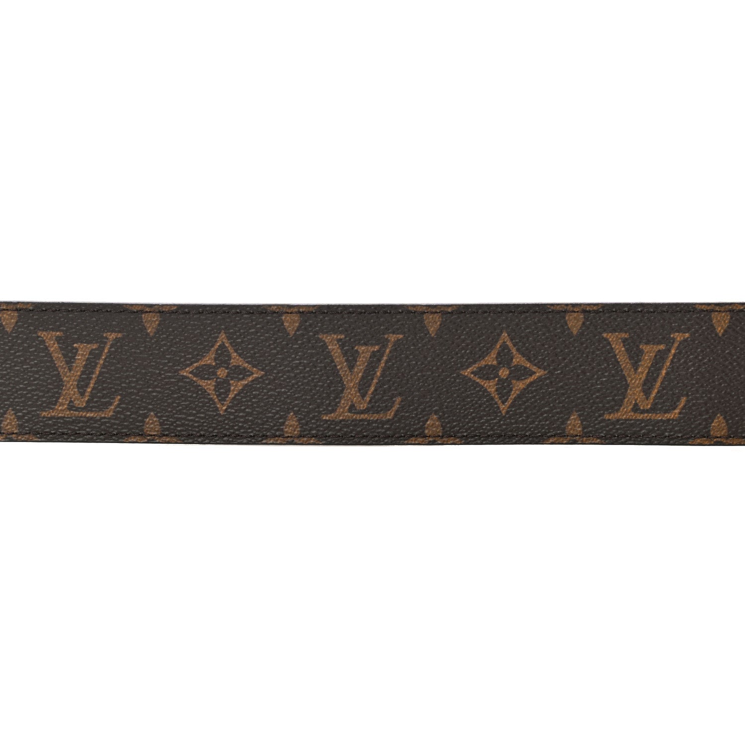Louis Vuitton Calfskin Monogram 30mm LV Initiales Reversible Belt 80 32 Black 5 of 10