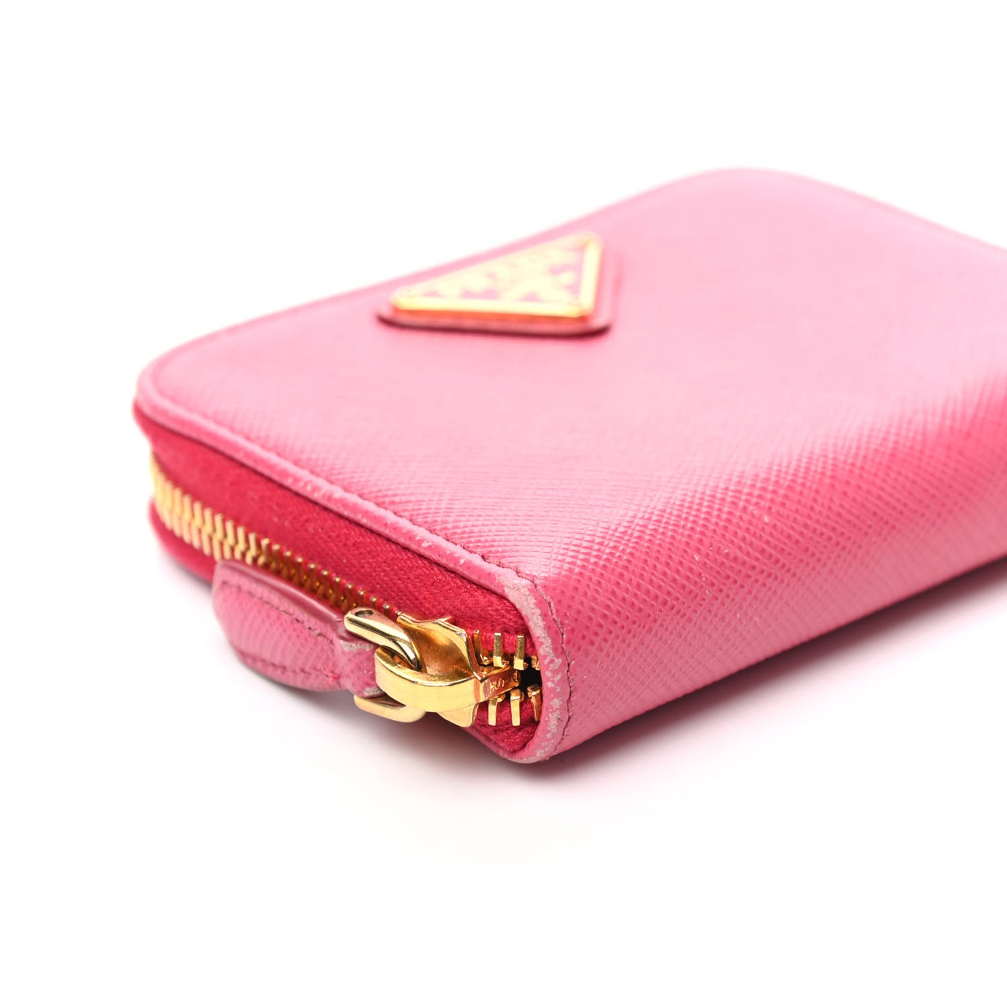 Saffiano Metal Zip Coin Purse Peonia