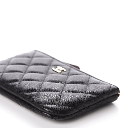 Chanel Caviar Quilted Small Cosmetic Case Black 8 of 9