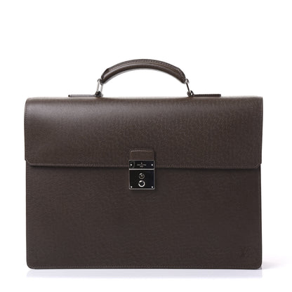Louis Vuitton Taiga Neo Robusto 2 Compartment Briefcase Grizzli 1 of 8