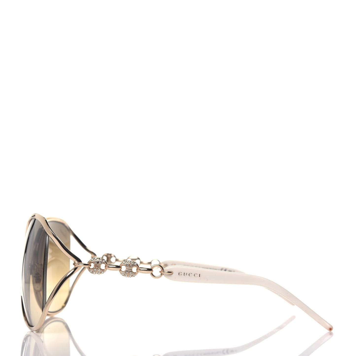 Crystal Marina Chain Sunglasses 4250/N/S White