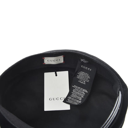 Gucci Patent Felt Newsboy Hat S Black 7 of 7