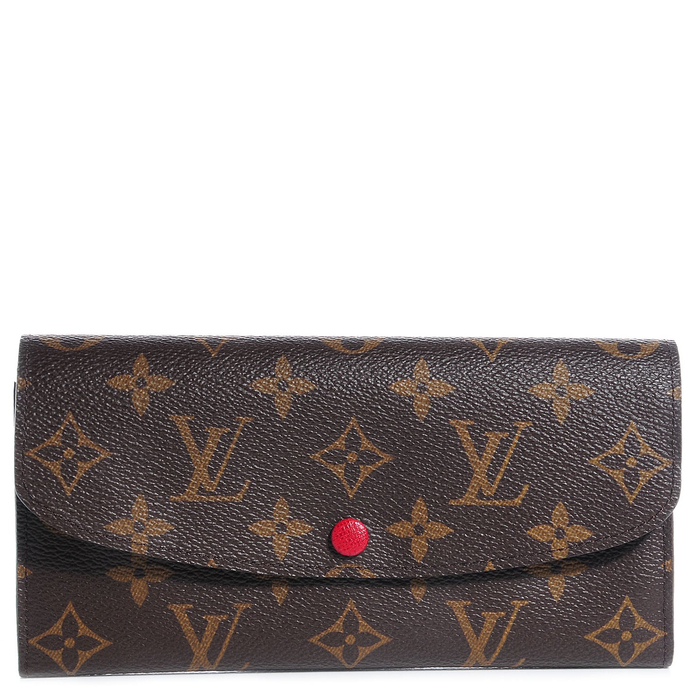 Monogram Emilie Wallet Rouge