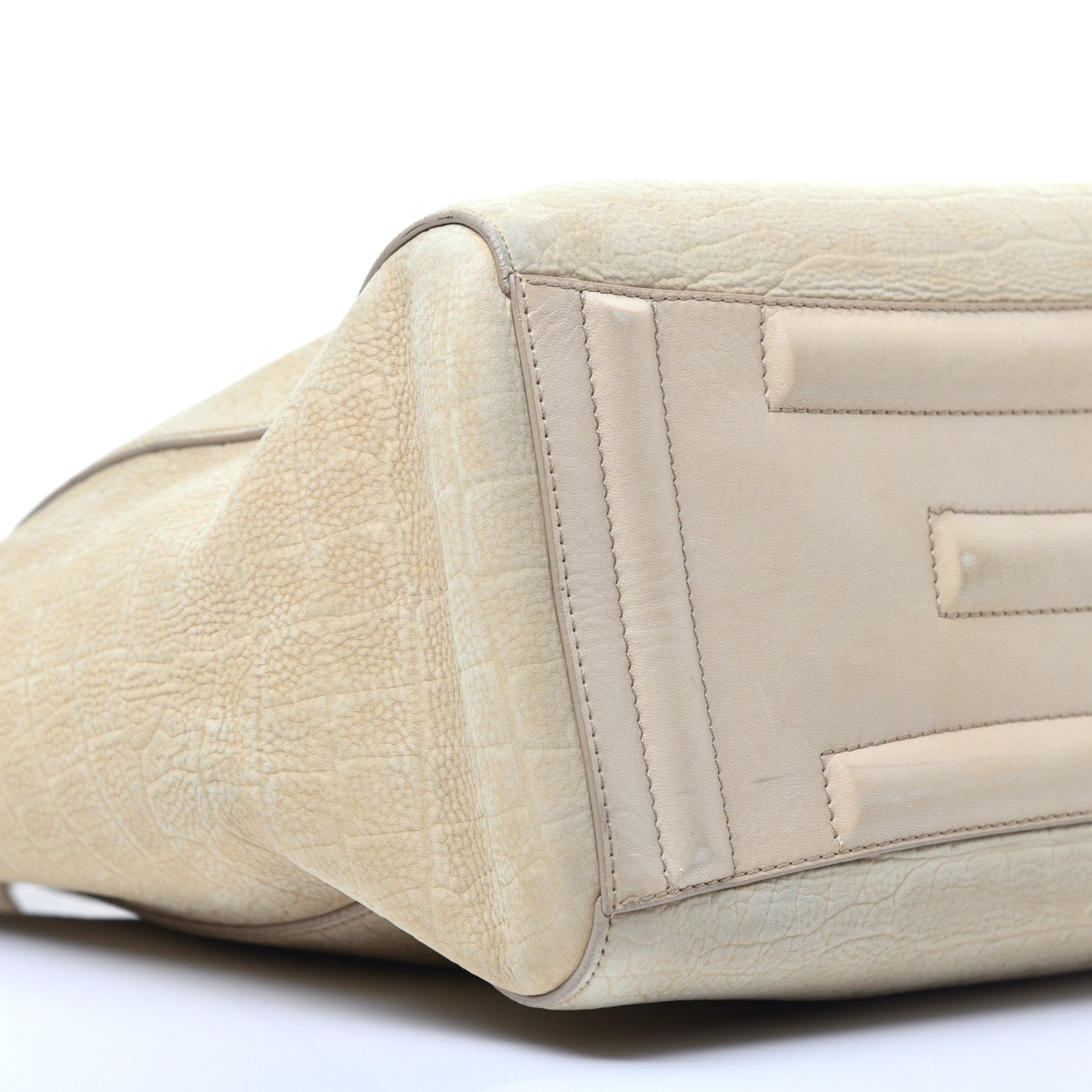Givenchy Nubuck Crocodile Embossed Elme Tote Beige 8 of 11