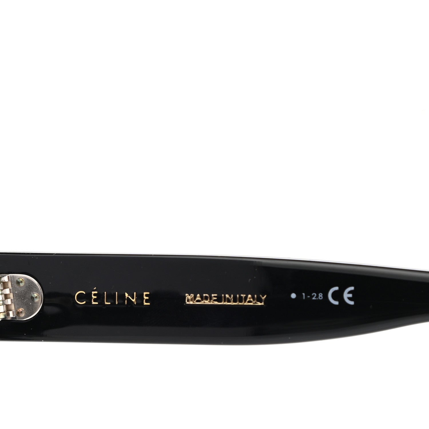 Celine Acetate Aviator Sunglasses CL 40001F Black 5 of 7