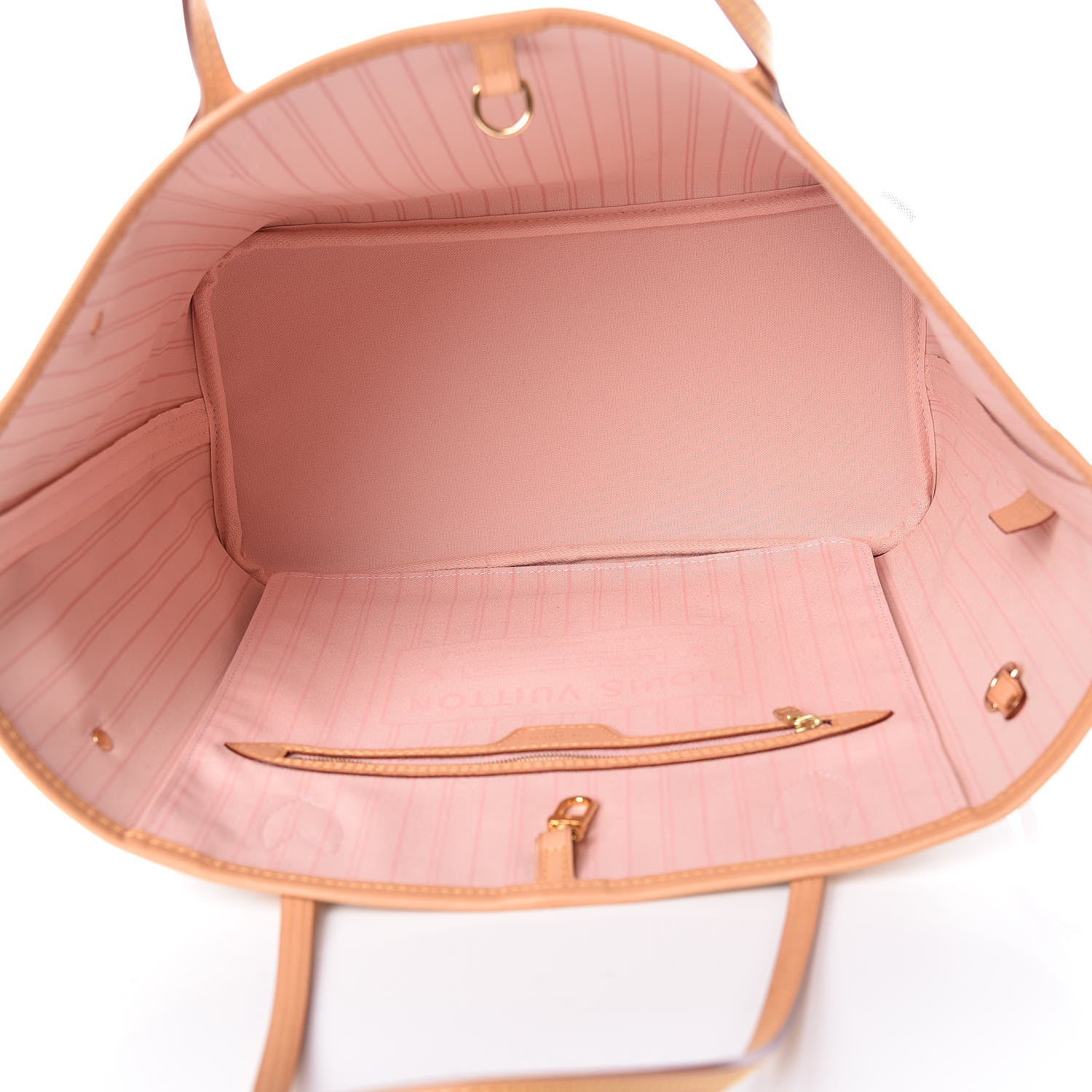 Louis Vuitton Damier Azur Neo Neverfull MM Rose Ballerine 5 of 10