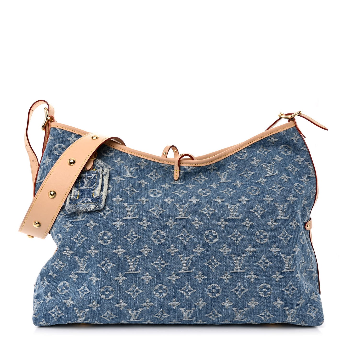 Monogram Denim CarryAll MM Blue