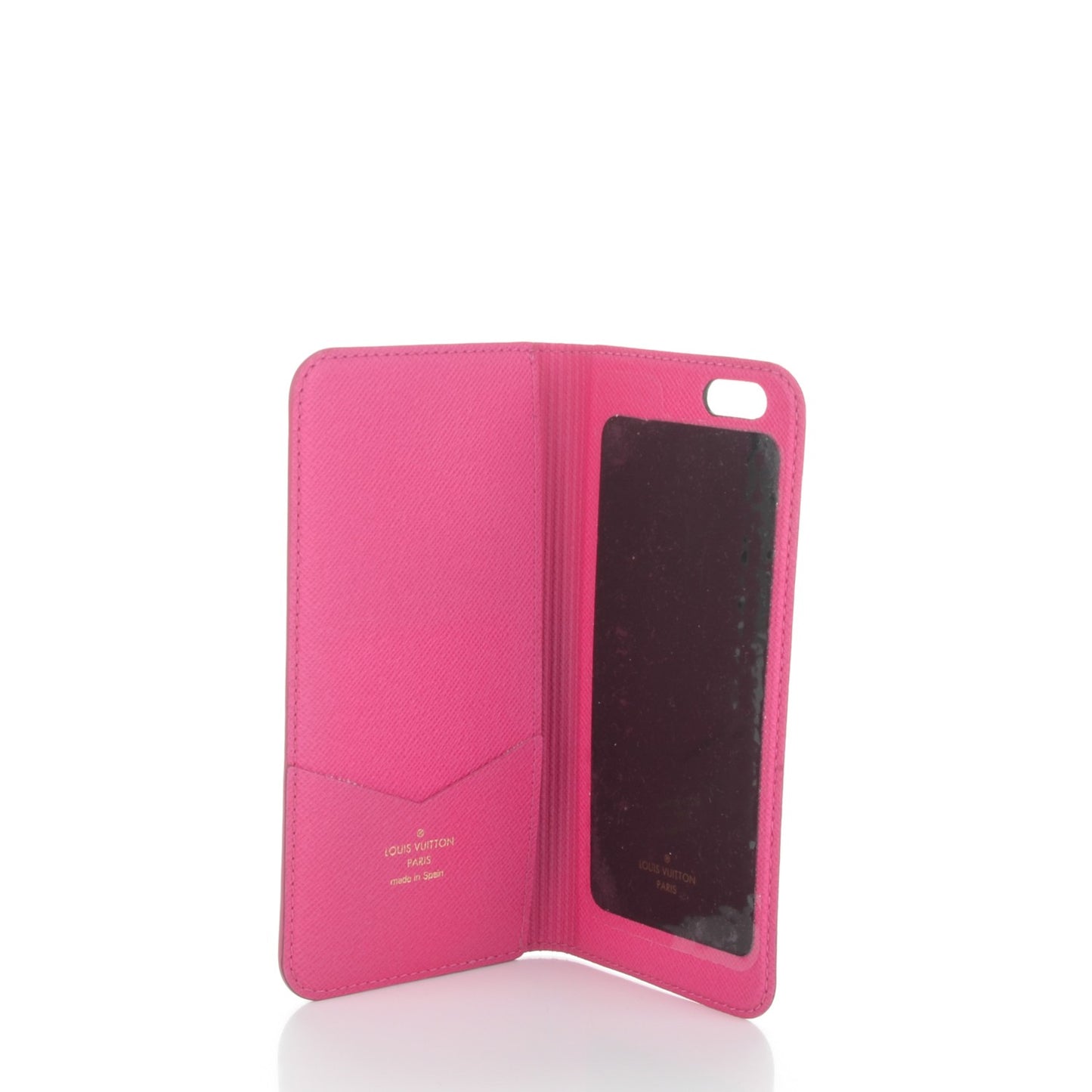 Monogram iPhone 6 Plus Folio Case Pink