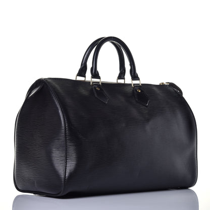 Louis Vuitton Epi Speedy 40 Black 5 of 17