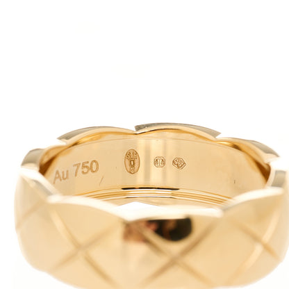 Chanel 18K Yellow Gold Small Coco Crush Ring 53 6.25 6 of 7