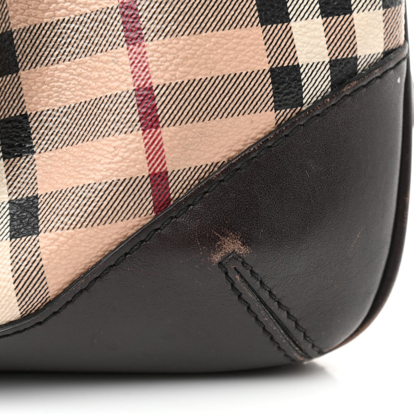 Haymarket Check Hartham Shoulder Bag Chocolate