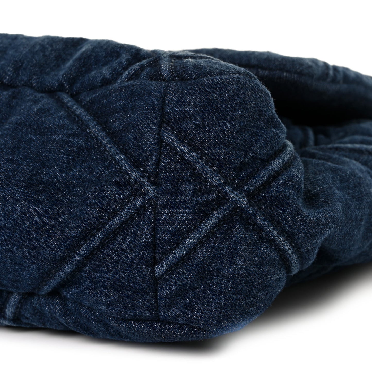 Denim Quilted Large Chanel 19 Flap Blue