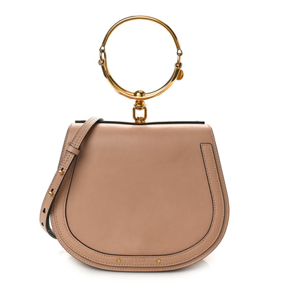 Chloe Calfskin Suede Medium Nile Bracelet Bag Biscotti Beige 1 of 8