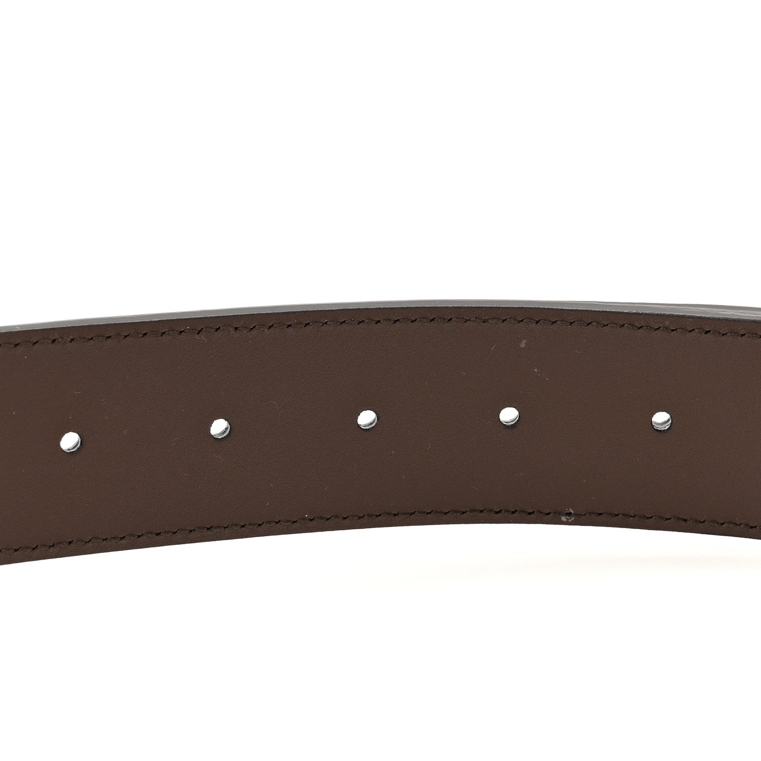 Gucci X ADIDAS Canvas Calfskin Double G 40mm Belt 85 34 Brown 5 of 5
