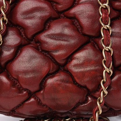 Chanel Lambskin Mini Bubble Quilt Flap Bordeaux 8 of 9