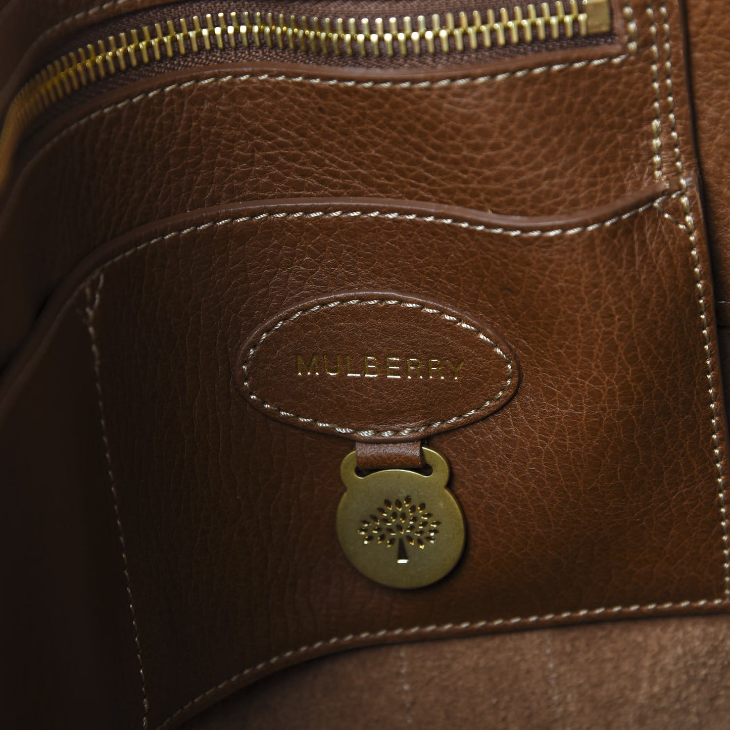 Natural Leather Bayswater Oak
