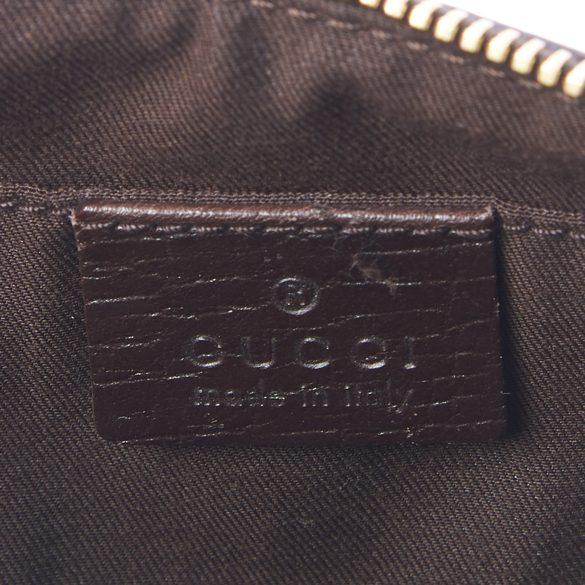 Gucci Monogram Jolicoeur Wristlet Dark Brown 5 of 8
