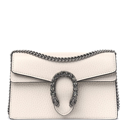 Gucci Dollar Calfskin Crystal Super Mini Dionysus Shoulder Bag Mystic White Black Diamond 1 of 4