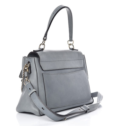Chloe Calfskin Small Faye Day Shoulder Bag Cloudy Blue 3 of 26