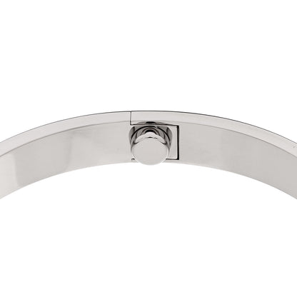 Cartier 18K White Gold LOVE Bracelet 18 8 of 9