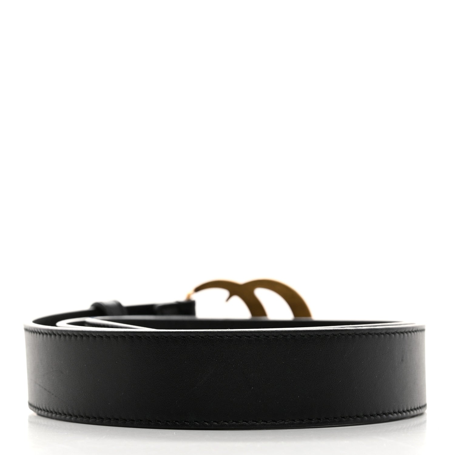 Gucci Calfskin Double G 30mm Belt 85 34 Black 2 of 5
