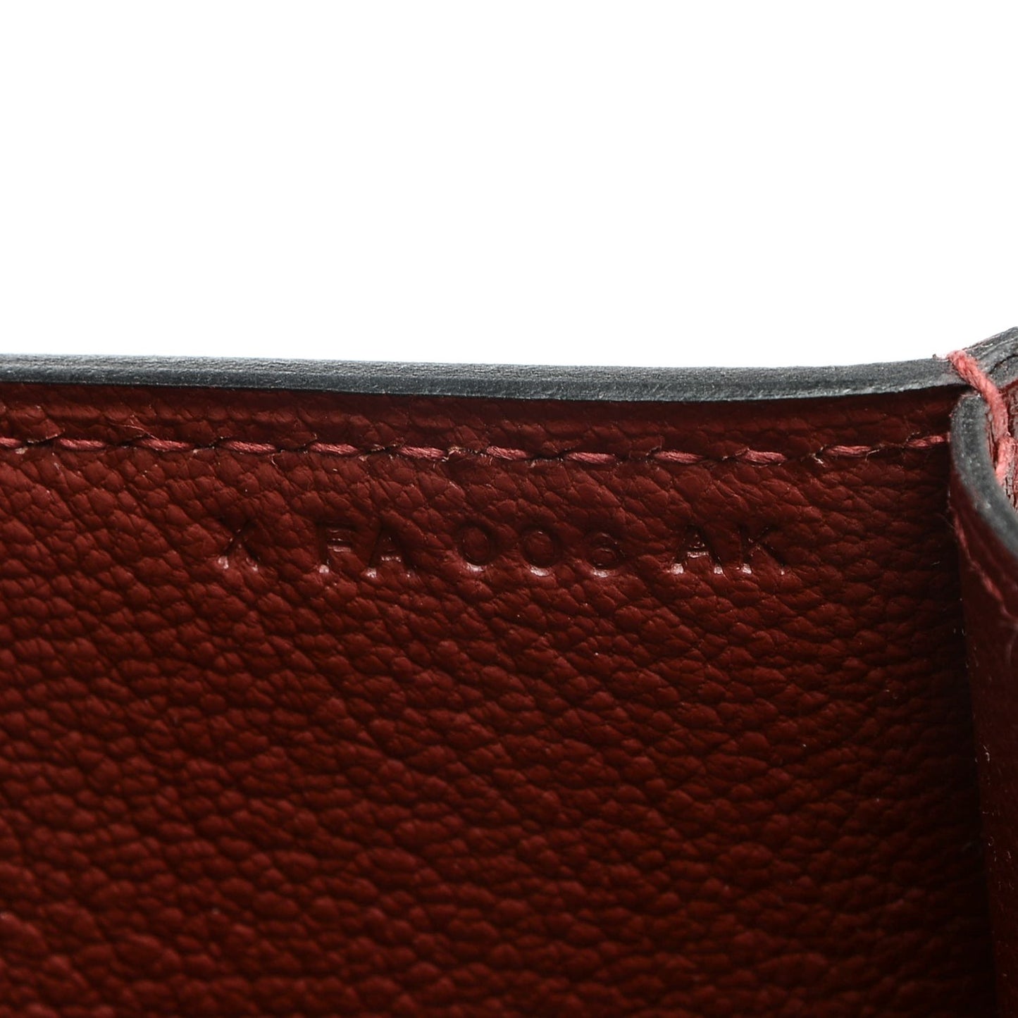 Tadelakt Medor 23 Clutch Rouge H