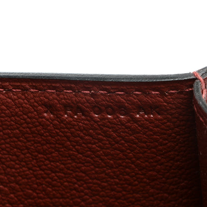 Hermes Tadelakt Medor 23 Clutch Rouge H 9 of 18