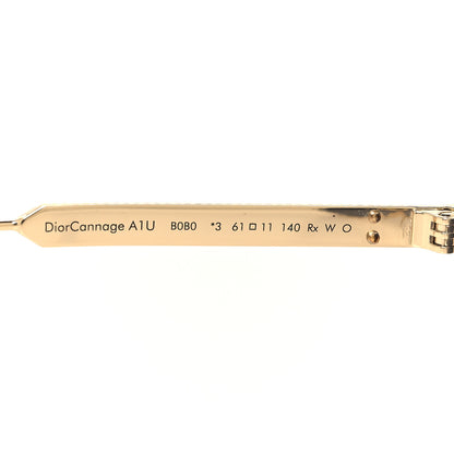 Christian Dior DiorCannage A1U Metal Sunglasses Gold 5 of 8