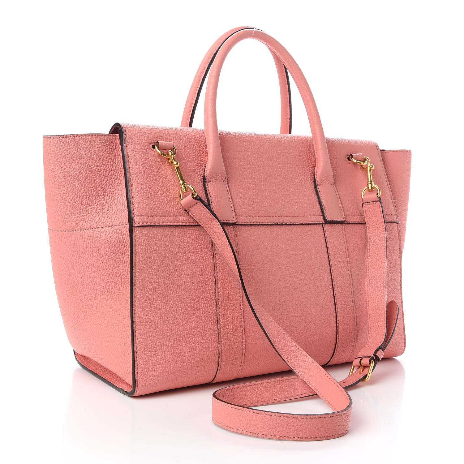 Mulberry Classic Grain Small New Bayswater Macaroon Pink 3 of 9