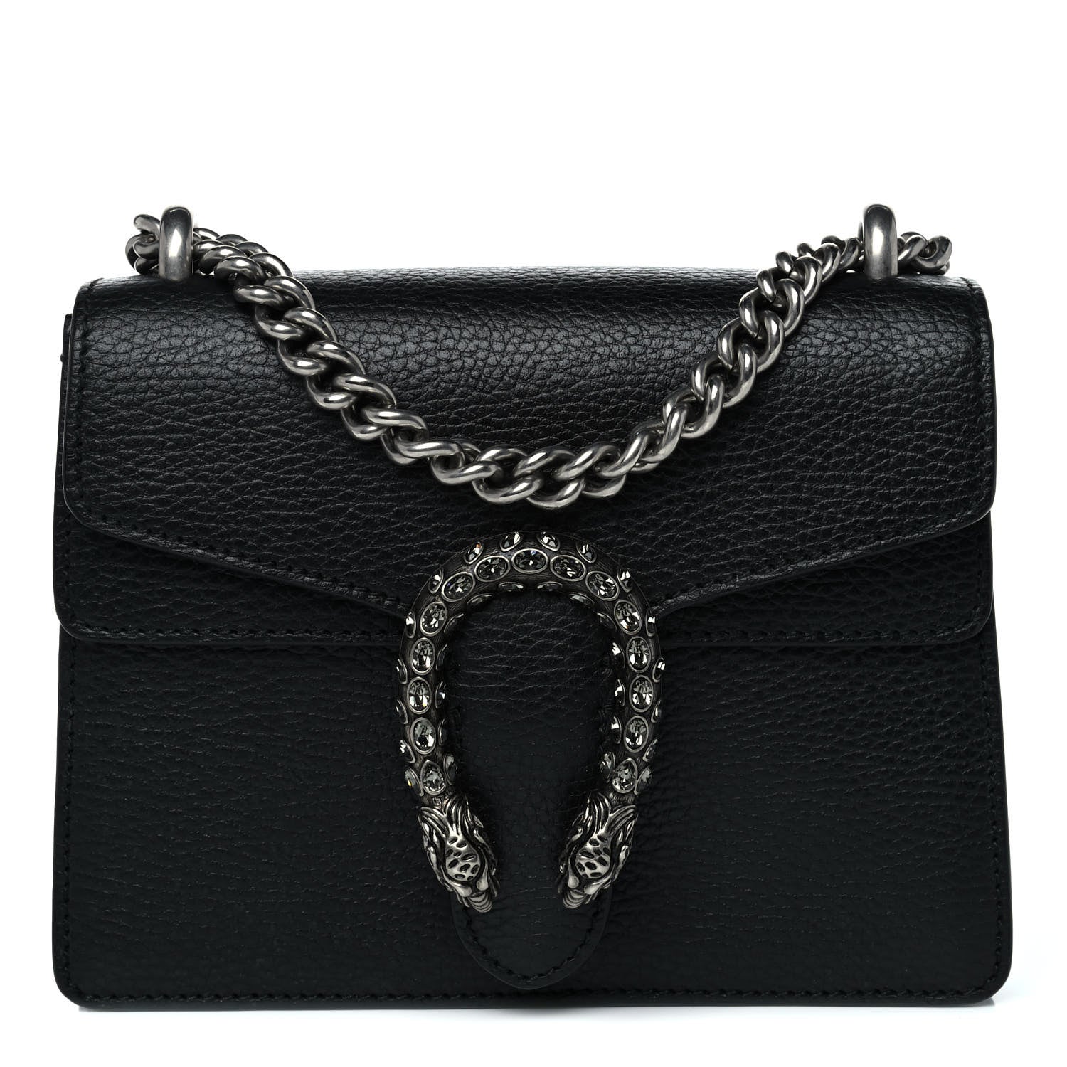 Gucci Calfskin Mini Dionysus Shoulder Bag Black 1 of 13