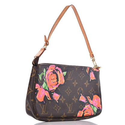Louis Vuitton Monogram Roses Pochette Accessories 3 of 8