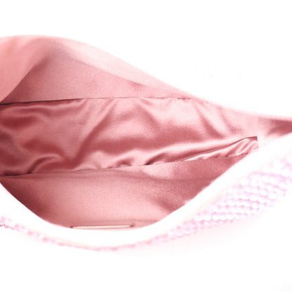 Prada Satin Crystal Mini Re-Edition 2000 Bag Alabastro 5 of 11