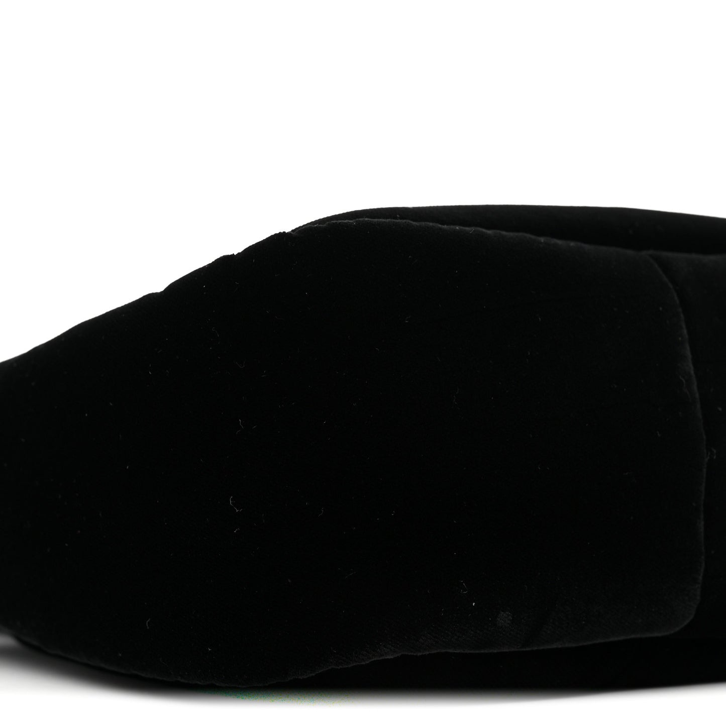 Padded Velvet Mini Bag Black