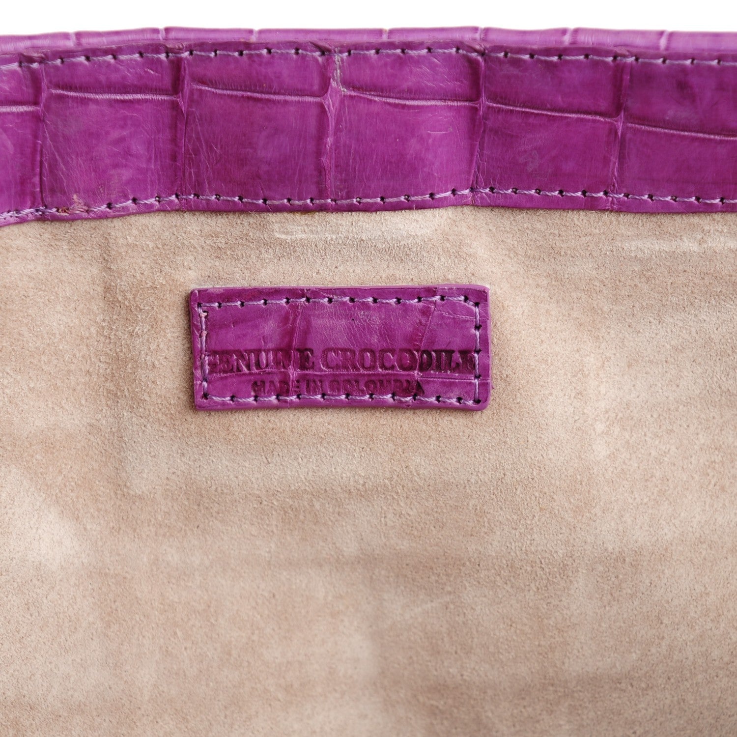 Nancy Gonzalez Matte Crocodile Foldover Clutch Violet 6 of 7