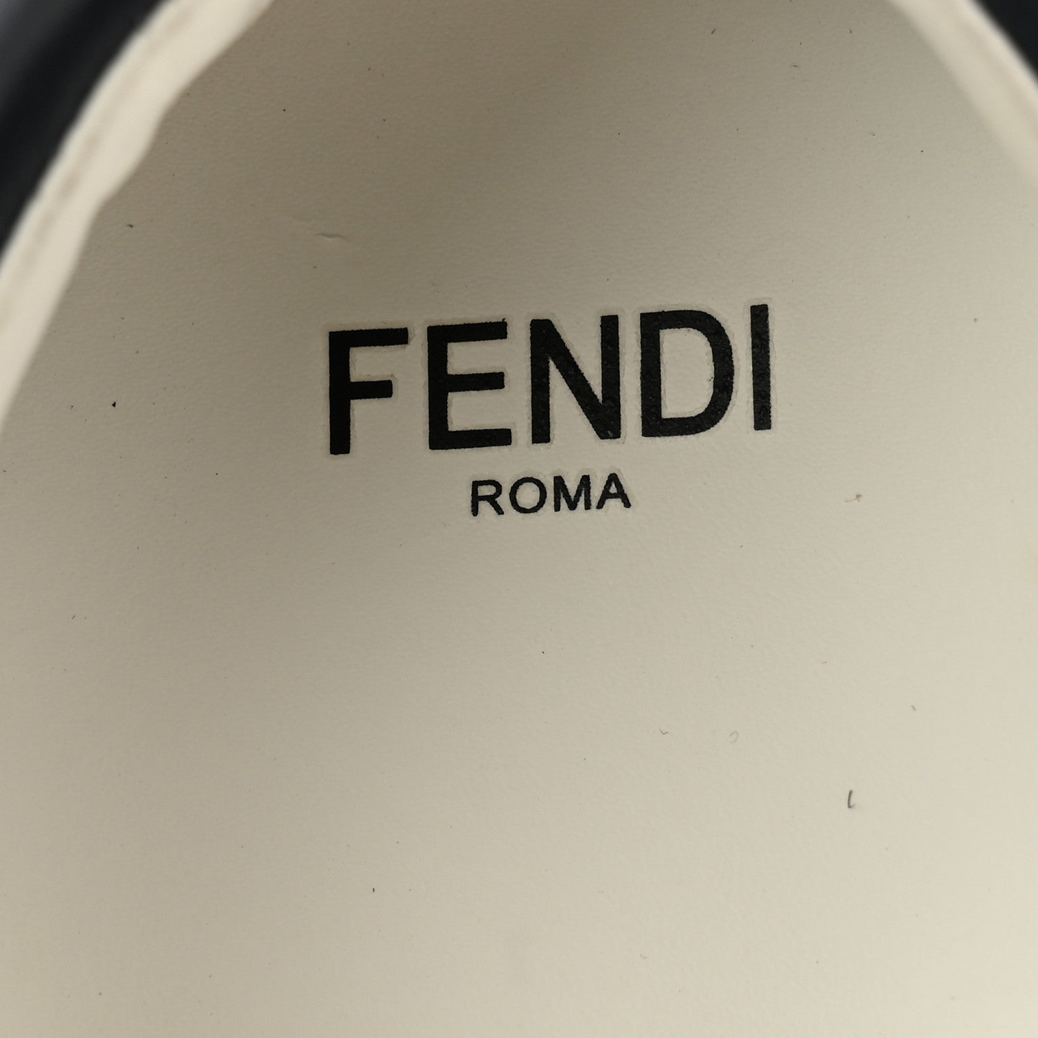 Fendi Vitello Rockoclick Slip On Sneakers 35 White Multicolor 6 of 10