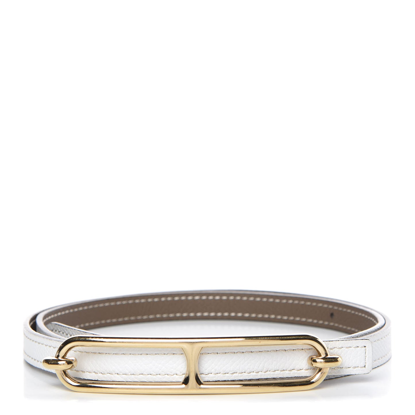 Epsom 13mm Roulis Belt 90 White Etoupe