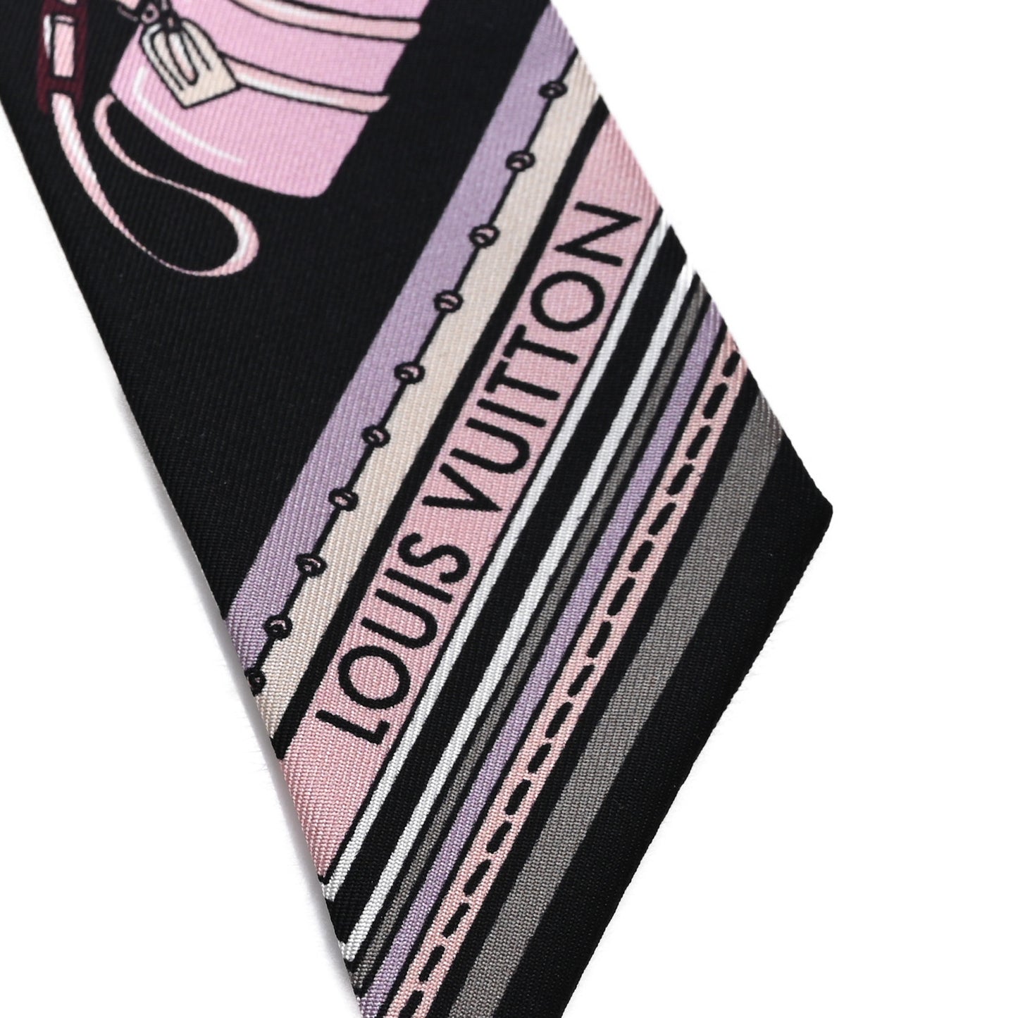 Silk Monogram Essentials LV BB Bandeau Light Pink
