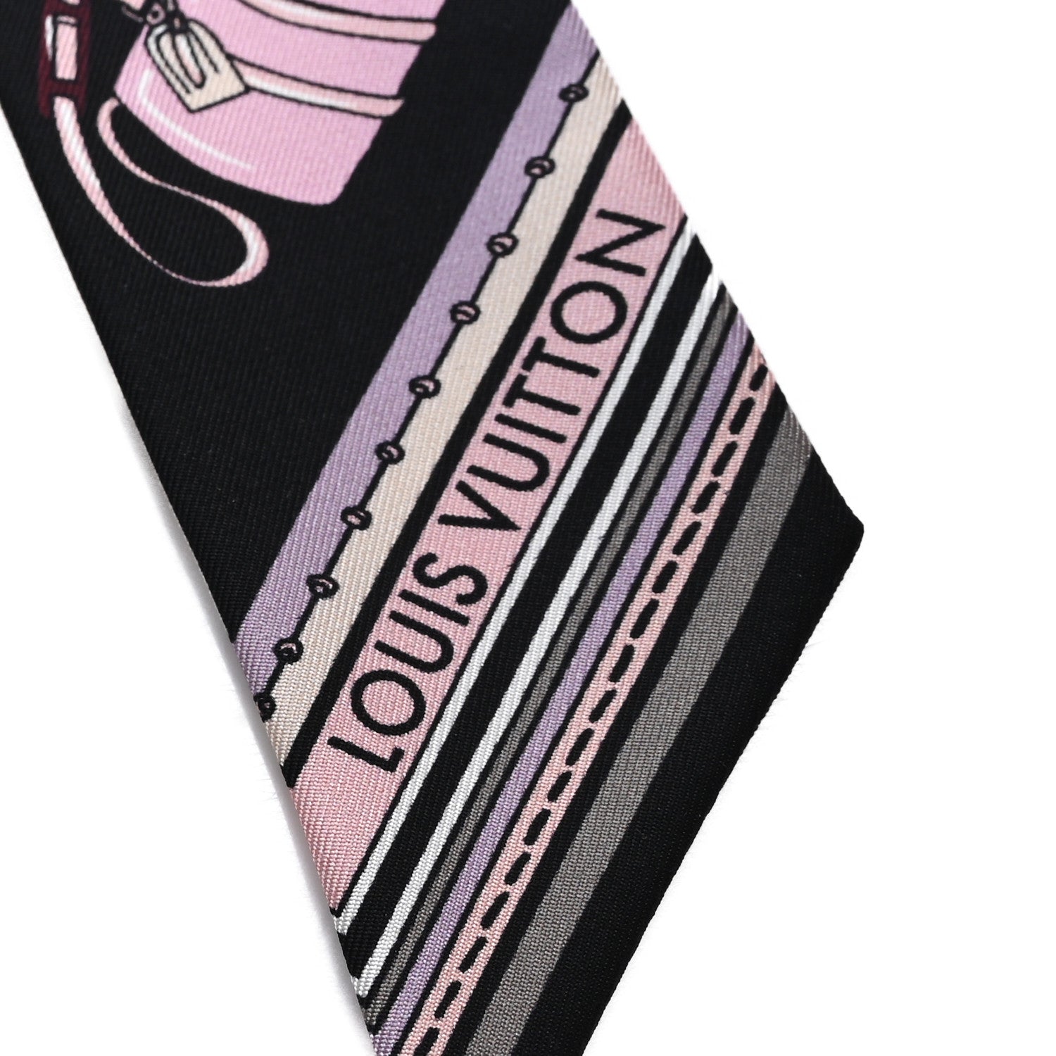 Louis Vuitton Silk Monogram Essentials LV BB Bandeau Light Pink 3 of 3