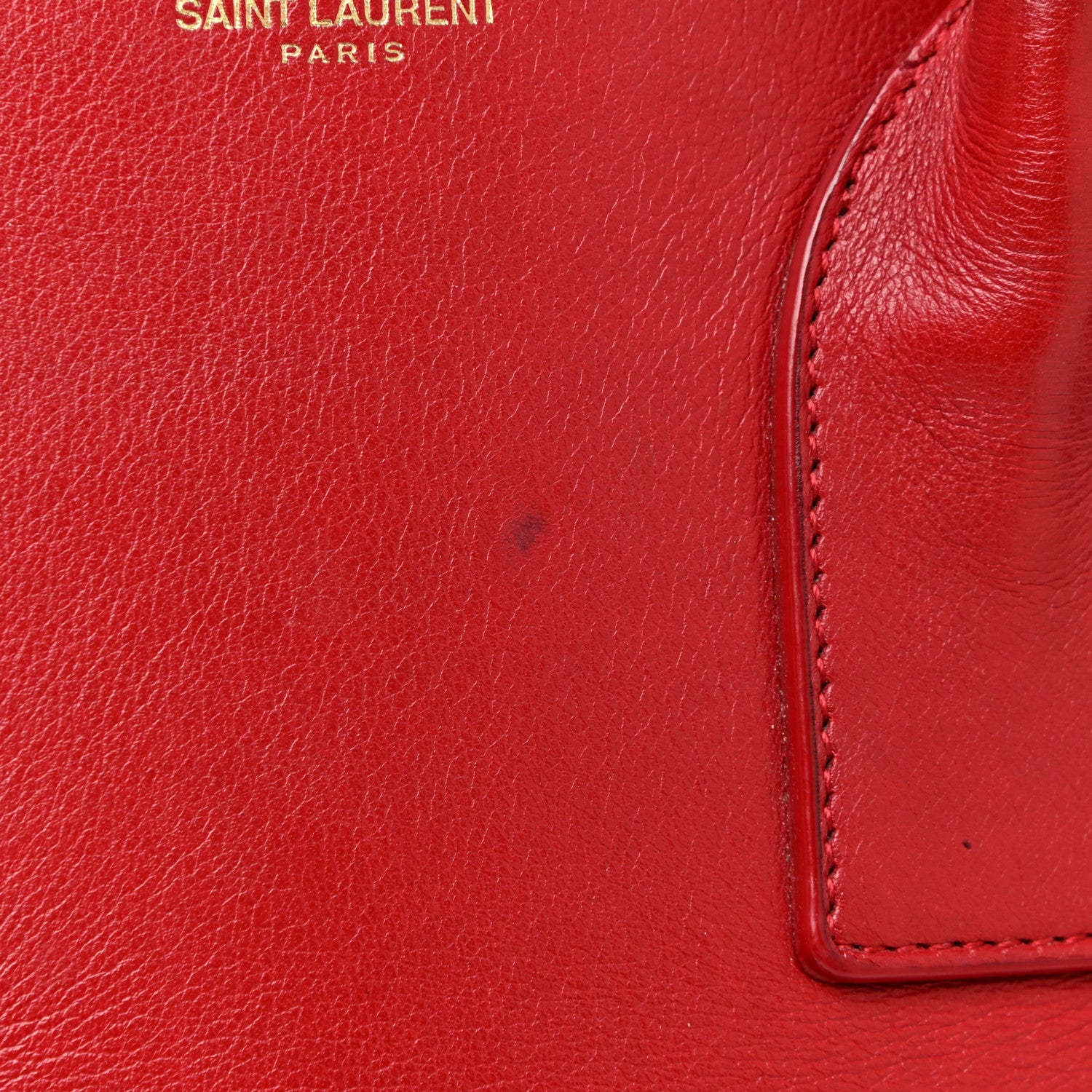 Saint Laurent Calfskin Small Sac De Jour Rouge Orient 16 of 26