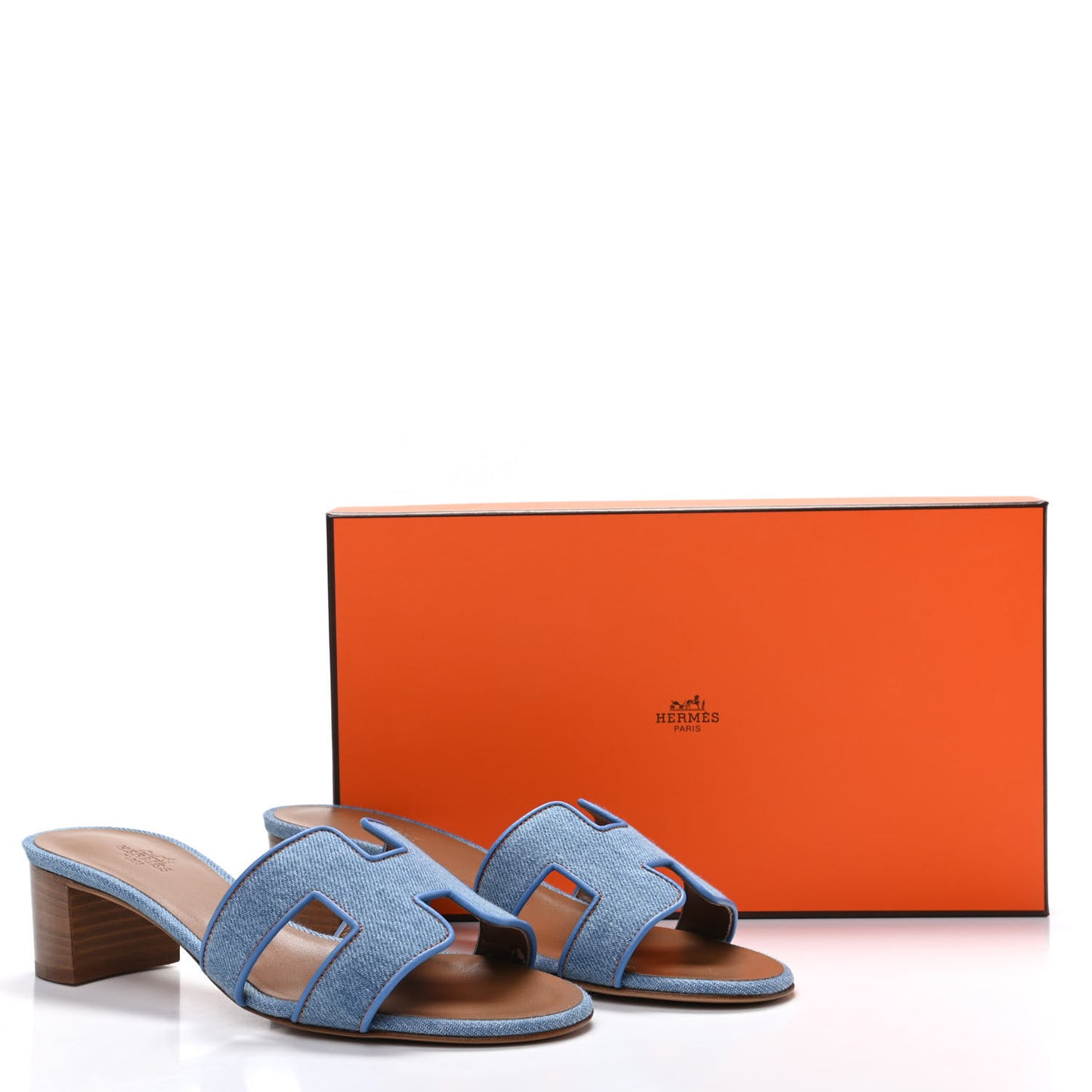 Denim Oasis Sandals 36 Bleu Clair