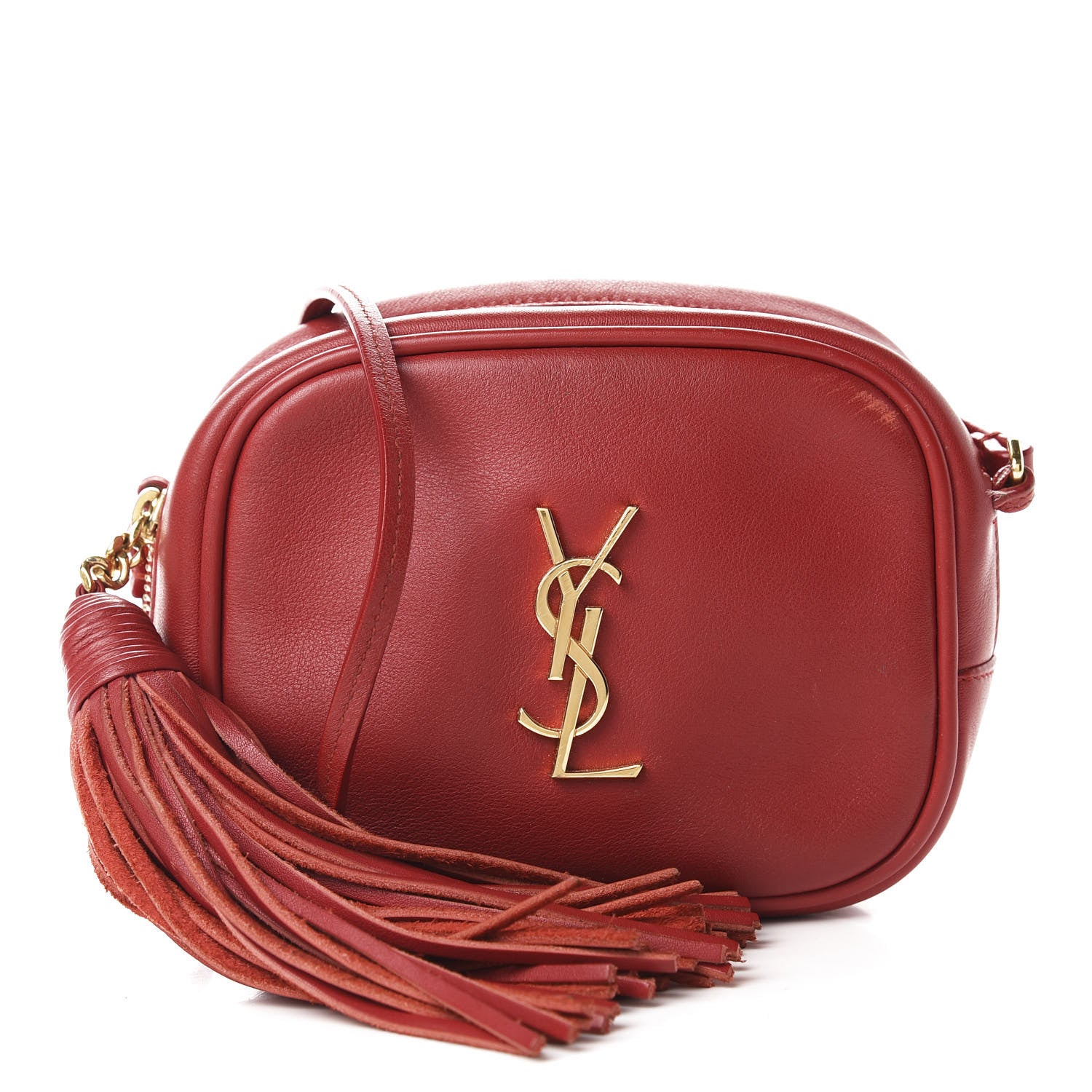 Saint Laurent Nappa Monogram Blogger Bag Red 1 of 13