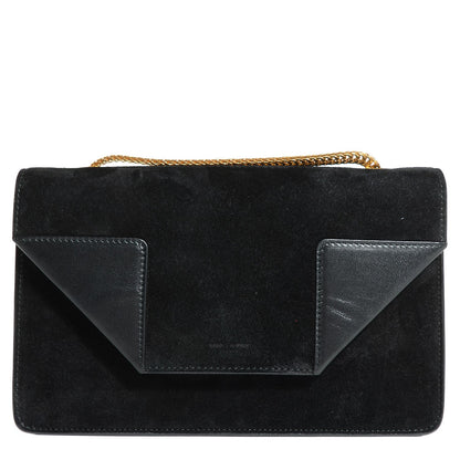 Saint Laurent Suede Mini Betty Black 1 of 8