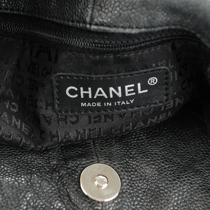 Chanel Distressed Caviar XL Coco Cabas Black 8 of 9