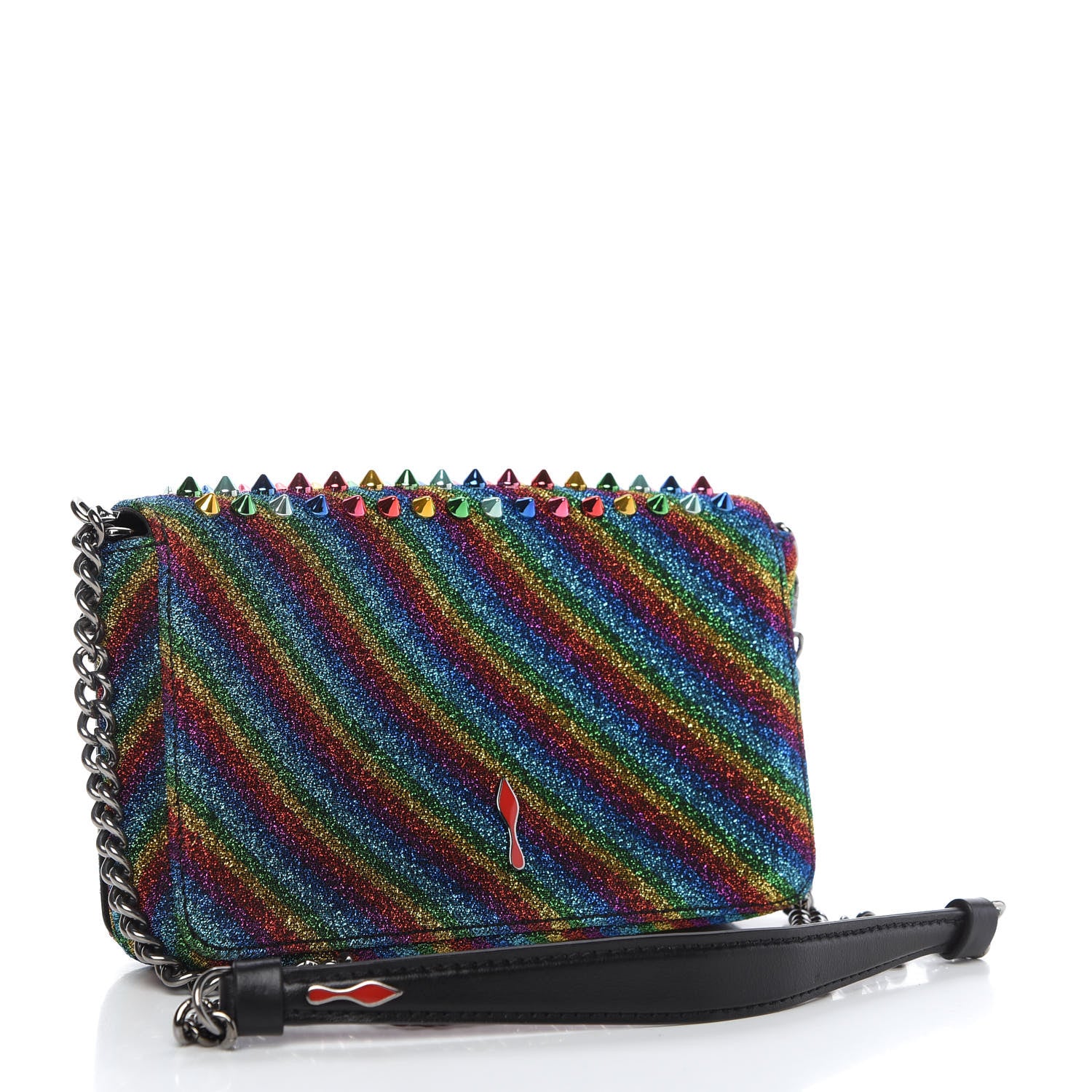 Christian Louboutin Spiked Zoompouch Crossbody Multi 3 of 10