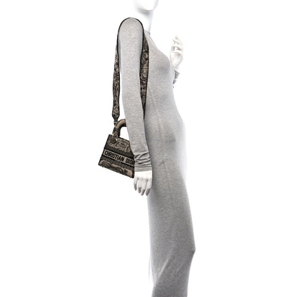 Christian Dior Canvas Toile De Jouy Embroidered Mini Lady D-Lite Beige Mullticolor 2 of 10