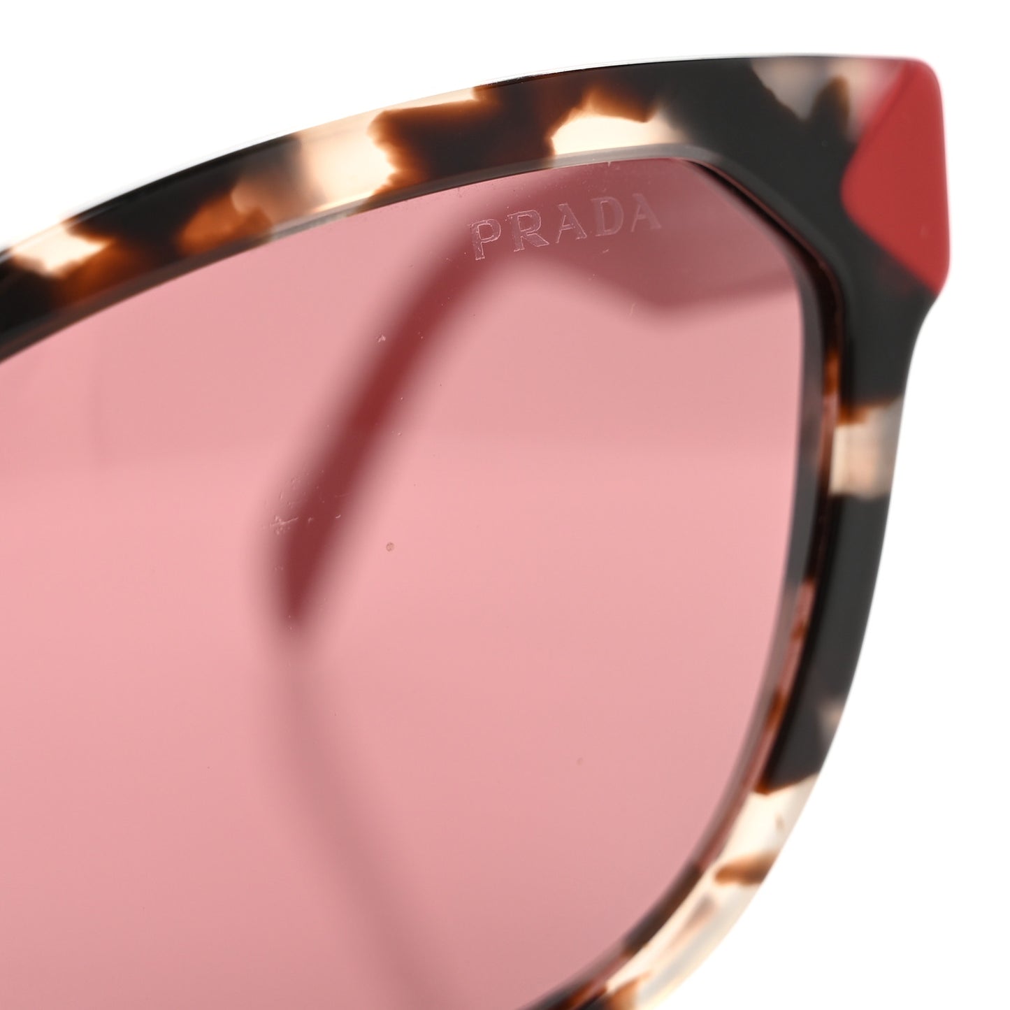 Acetate Sunglasses SPR 21S Tortoise Red