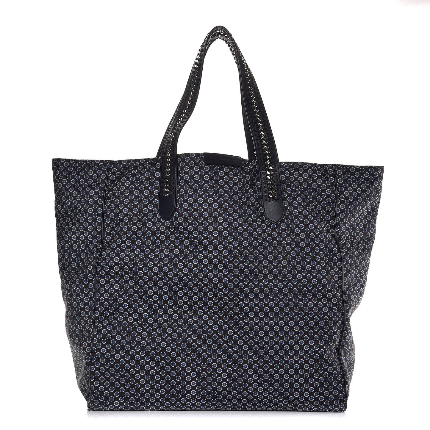 Nylon Go Flower Print Falabella Tote Blue