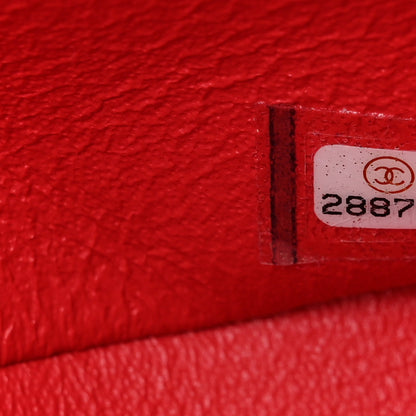 Chanel Caviar Quilted Jumbo Double Flap Red 7 of 11