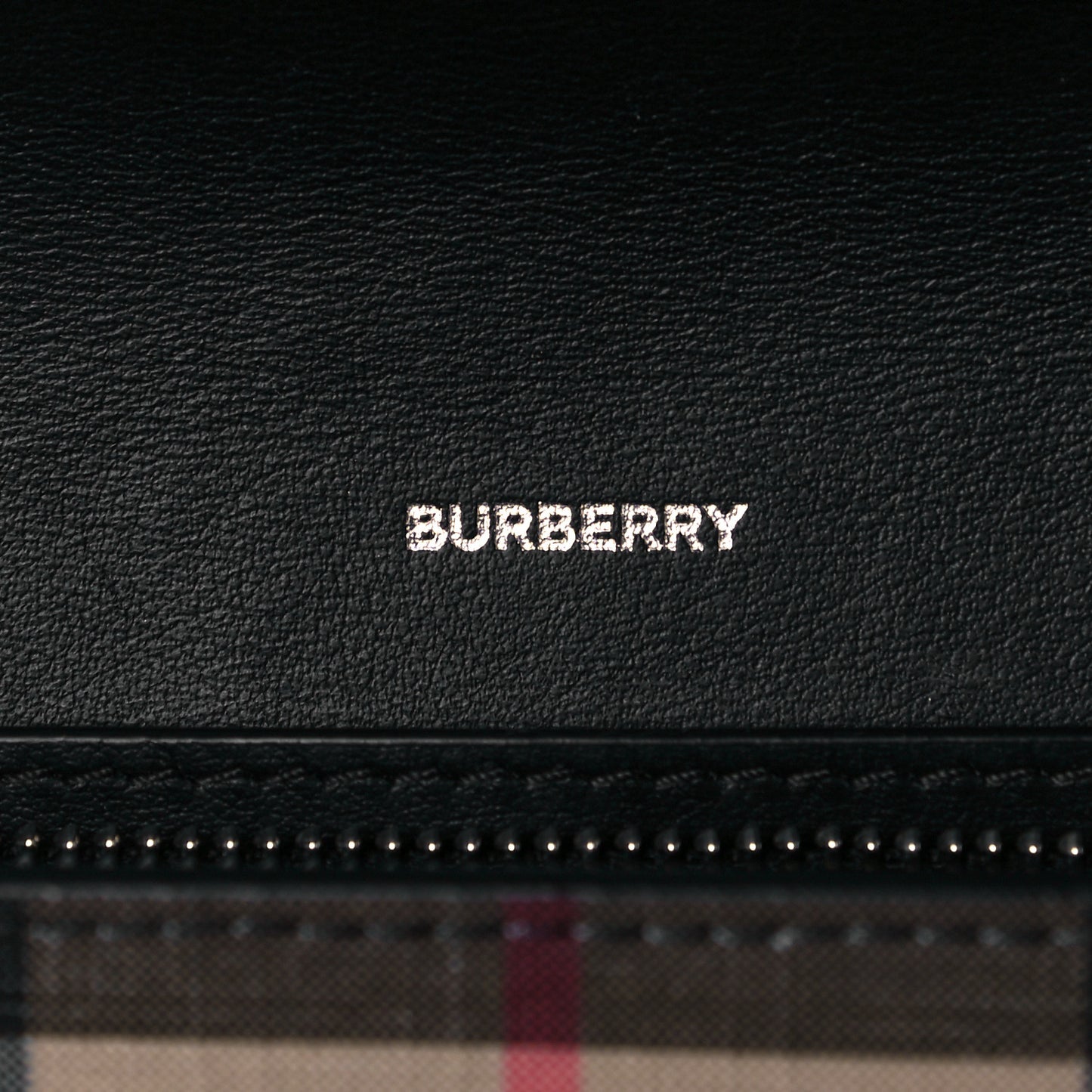 Vintage Check Crossbody Black