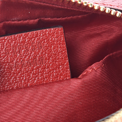 Gucci Canvas Sylvie Stripe Mini Ophidia Camera Bag Mystic White Hibiscus Red Maritime 7 of 11